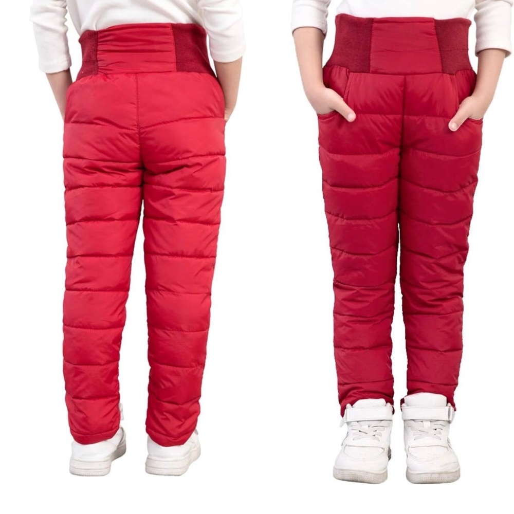 Girls/Boys Snow Pants 6-7 Years old Thick Winter Warm Pants